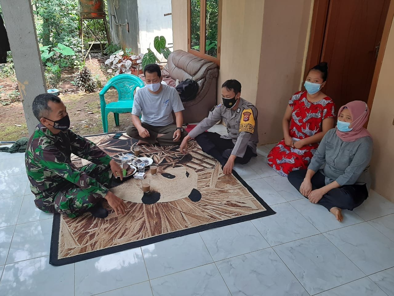 Bhabinkamtibmas Polsek Pandeglang Lakukan Sambang Rutin