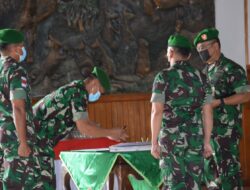 Danrem Merauke Pimpin Tradisi Serah Terima Jabatan Kasiren dan Kasilog Korem 174/ATW