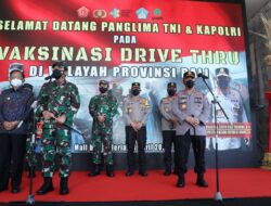 Panglima TNI dan Kapolri Tinjau Vaksinasi di Bali