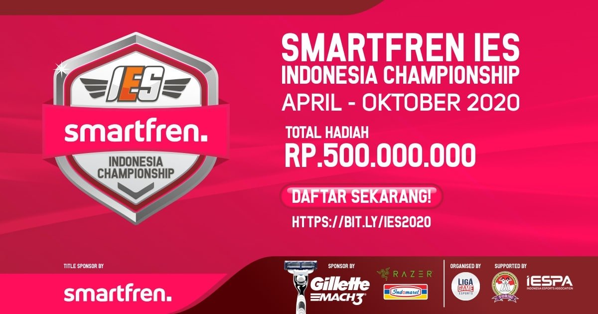 Smartfren IES Indonesia Championship: Kejuaraan Esports Antar Provinsi Secara Online