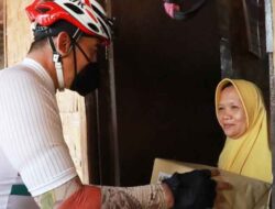 Kapolda Banten Datang, Odah Tercengang hingga Bahagia Dapat Sembako