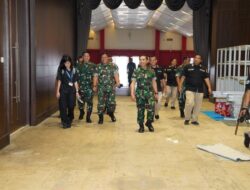Kapuspen TNI Tinjau Lokasi Pameran Indo Defence 2022 di JIExpo Kemayoran