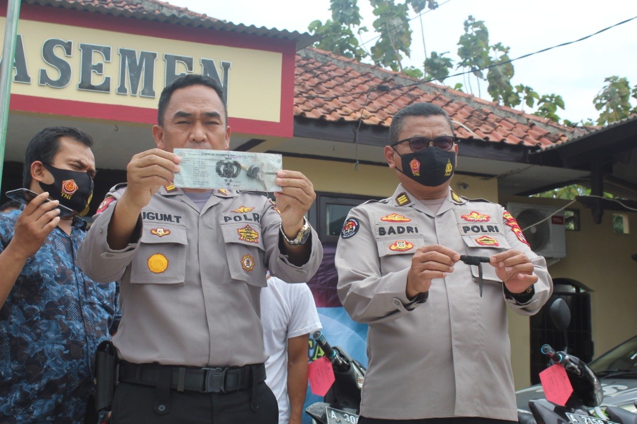 Polsek Kasemen Amankan Dua Pelaku Curanmor