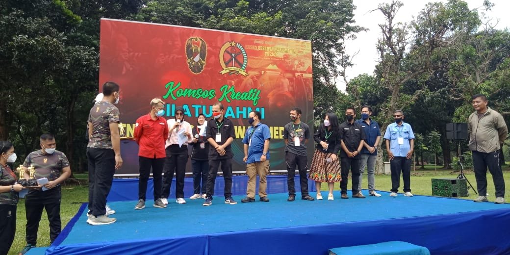Komsos Kreatif Silaturahmi TNI AD dengan Media 2021 di Buperta