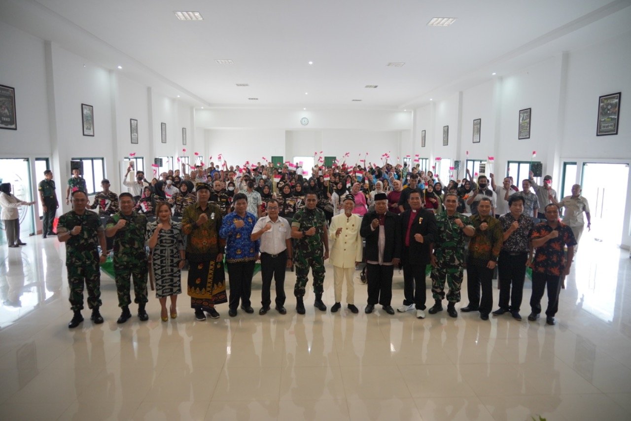 Waasintel Kasad Dialog Interaktif Cegah Konflik Sosial Babel di Makorem 045/Gaya