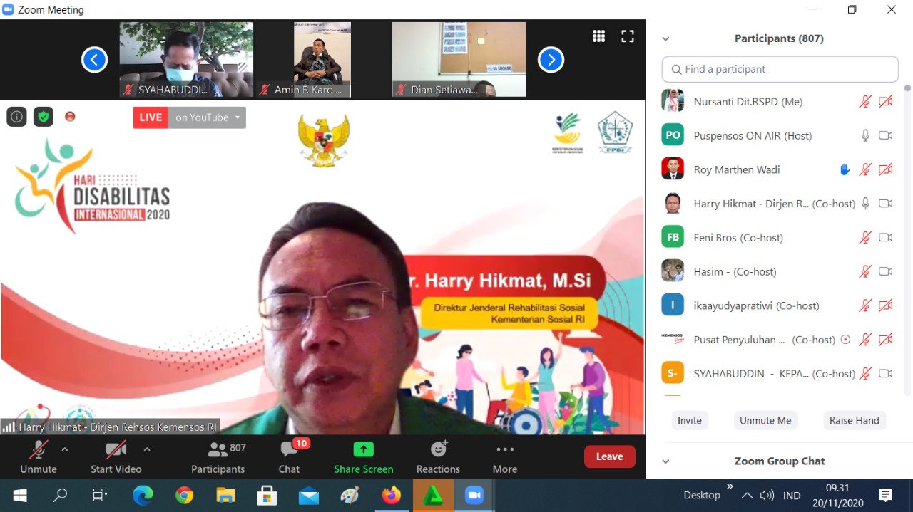 Juliari Batubara: Rehabilitasi Sosial Butuh Peran Masyarakat