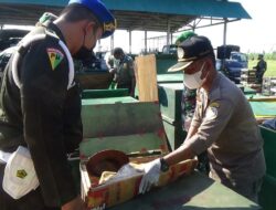 Kolakops Korem 174 Merauke Gelar Sweeping Gabungan ke Satgas Pamtas RI-PNG Yonif 122/TS dan 611/AWL Purna Tugas