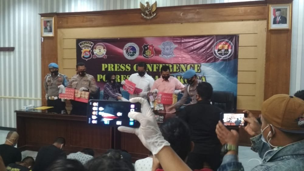 Polres Serang Kota Tertangkap 22 Tersangka Narkoba Sepanjang September