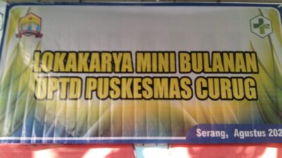 Lokakarya Bulanan dan Pembagian Hadiah HUT RI ke-75 UPTD Puskesmas Curug