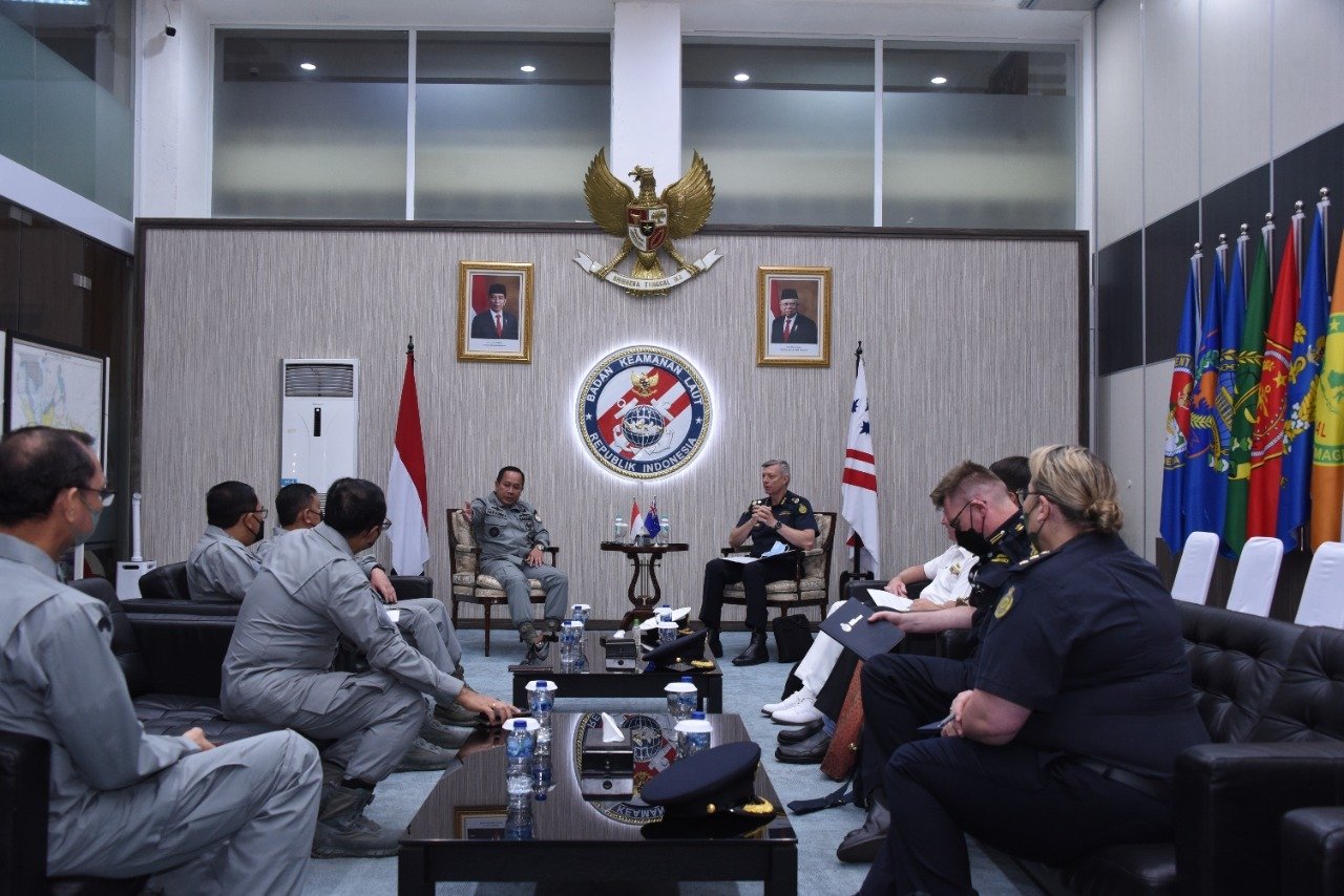 Kepala Bakamla RI Terima Kunjungan Hormat Wakil Komisioner ABF