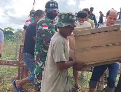 Satgas Pamtas Yonif 642/Kapuas Manunggal Rakyat, Bantu Pemakaman Warga