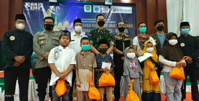 Kodim 0601 Pandeglang Gelar Bhakti Sosial Santuni Warga dan Buka Puasa Bersama