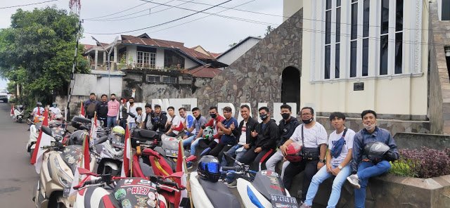 Konvoi ke-7 Masyarakat Pengawal NKRI ke Asrama Papua Manado