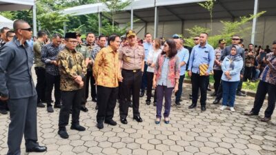 Tim Pengamanan VIP Polda Banten Amankan Kunjungan Kerja Menteri ATR