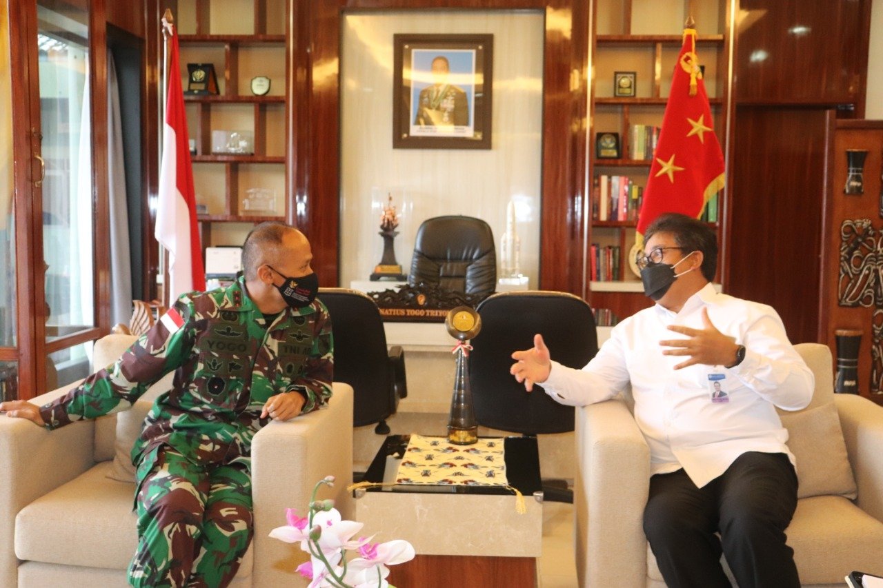 Pangdam XVII/Cenderawasih Terima Kunjungan Kerja Kepala BI Papua