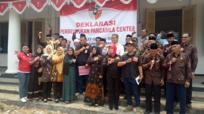DHD 45 Banten dan Masyarakat Deklarasikan Pembentukan Pancasila Center