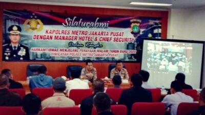 Kapolres Jakpus Dampingi Kasat Binmas Kunjungi Hotel dan Chief Security