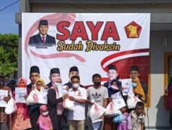 Gebyar Vaksin Masal Gerindra di Kecamatan Panggarangan