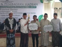 DPW Biwali Banten Bagikan Hadiah Takbiran Lawang Seketeng untuk Budaya