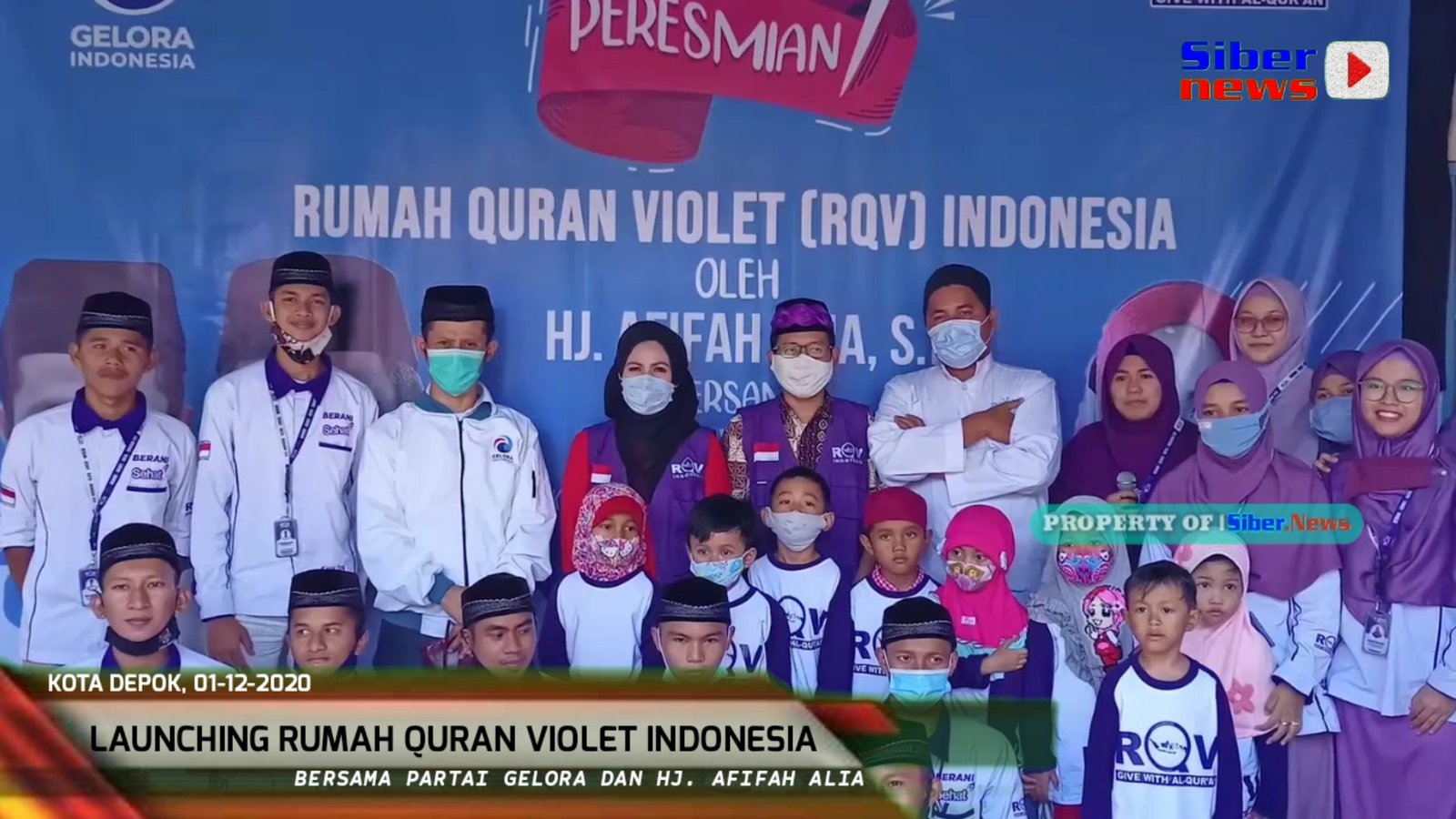 Afifah Alia Resmikan Rumah Quran Violet Limo Cinere