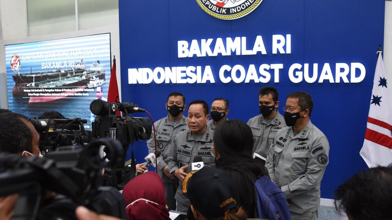 Kepala Bakamla RI di Konferensi Akhir Tahun: Jaga Laut Nusantara Demi Masa Depan