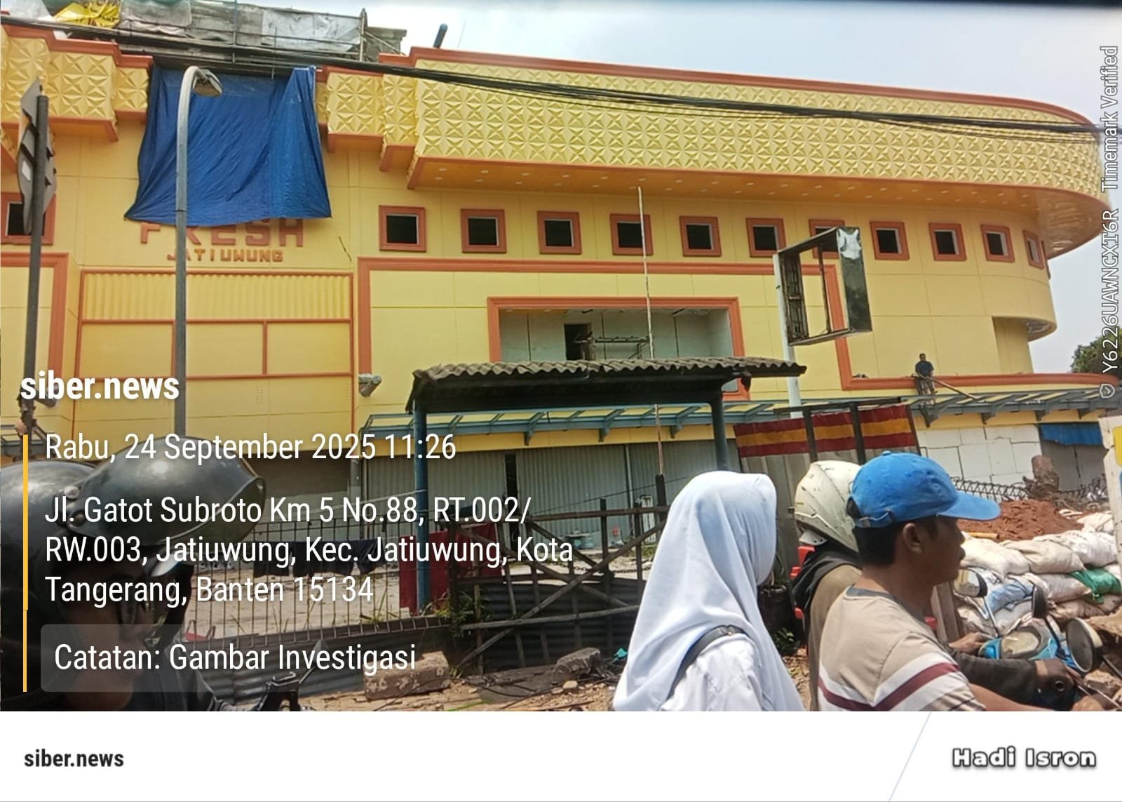 Renovasi Gedung Pusat Perbelanjaan Tangerang Diduga Tanpa Izin DPMPTSP