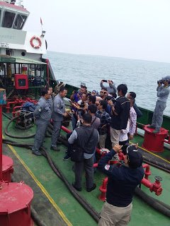 Bakamla Tangkap Kapal BBM Ilegal 35 Ton di Perairan Banten