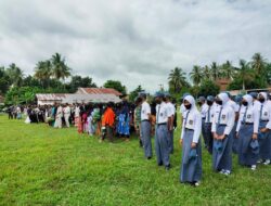 Satgasrat Brigif R-9 Libatkan Warga Latihan Pengungsian Hadapi Situasi Perang
