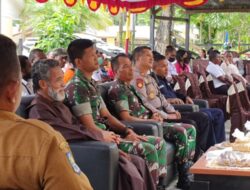 Danramil 1710-07 Mapurujaya Hadiri Doa Syukur dan Tatap Muka Bersama Warga