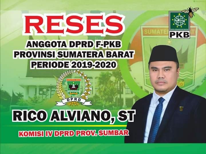 Anggota DPRD Sumbar Rico Alviano Reses di Kampung Halaman Sawahlunto