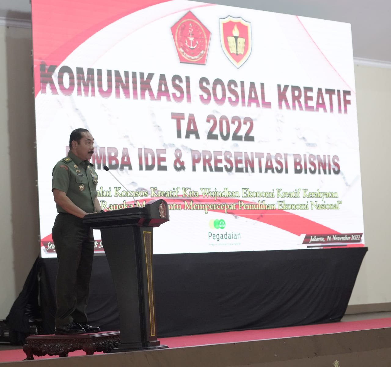 Aster Panglima TNI: Komsos Kreatif Dorong Pemulihan Ekonomi Nasional