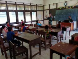 Satgas Pamtas Yonif 642 Konsisten Sosialisasikan Protokol Kesehatan untuk Cegah Corona