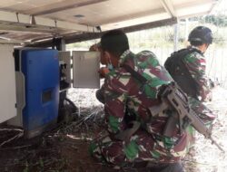 TNI Bantu Hidupkan Lagi PLTS di Skofro yang Tiga Tahun Tak Berfungsi