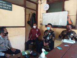 Kapolsek Carita Sambangi Hotel Sampaikan Imbauan Kamtibmas