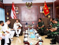 Pangkogabwilhan I Terima Kunjungan Kerja Chief of Navy Australia