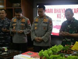 Hari Bhayangkara ke-76, Danrem 064/MY dan Danlanal Kejutkan Polda Banten