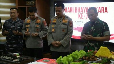 Hari Bhayangkara ke-76, Danrem 064/MY dan Danlanal Kejutkan Polda Banten