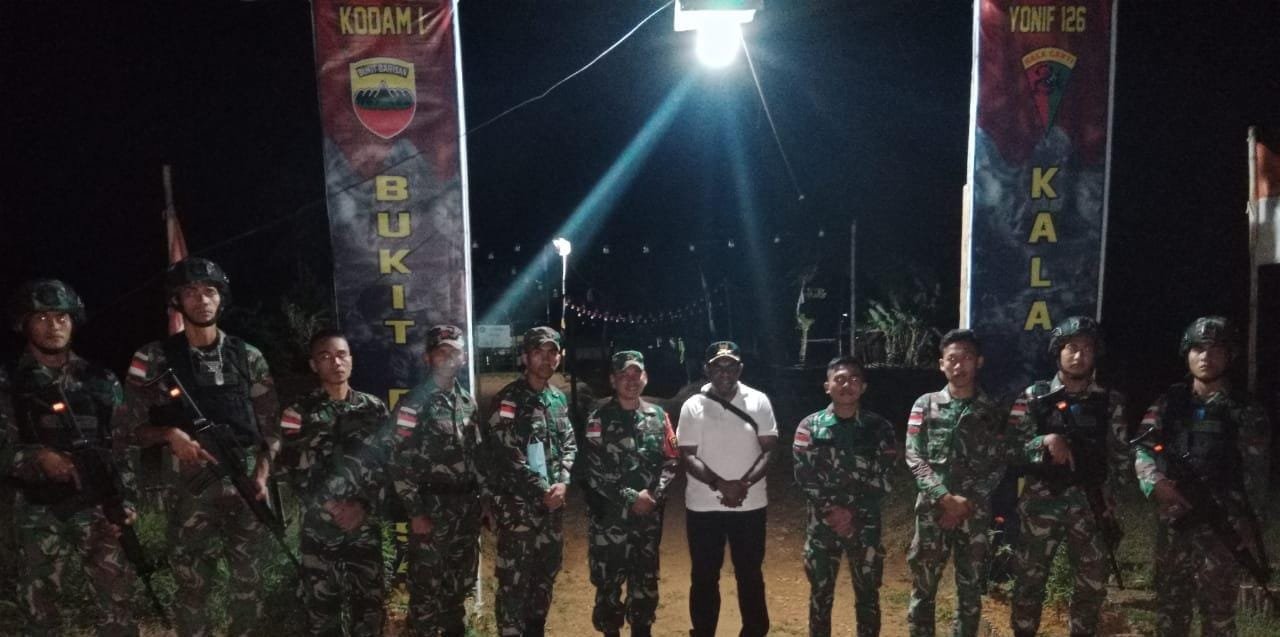 Bupati Keerom Kunjungi Pos Satgas Pamtas Yonif 126/KC