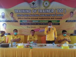 Golkar Way Kanan Gelar TOT untuk Saksi Nasional