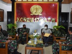 Danrem 174 Merauke Terima Kunjungan Bupati Mappi