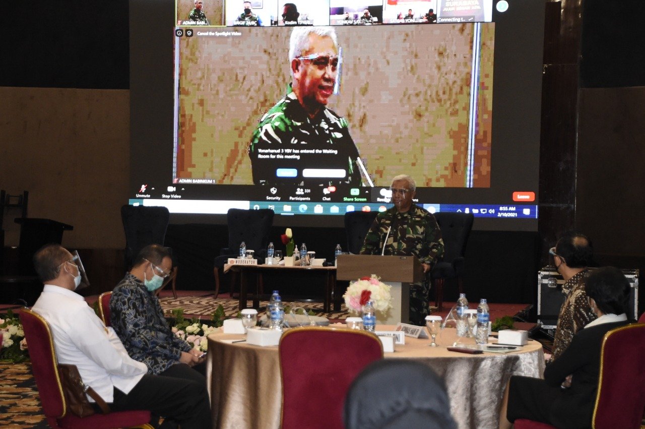 Kababinkum TNI Sosialisasikan HAM dan HHI ke Satuan Operasi