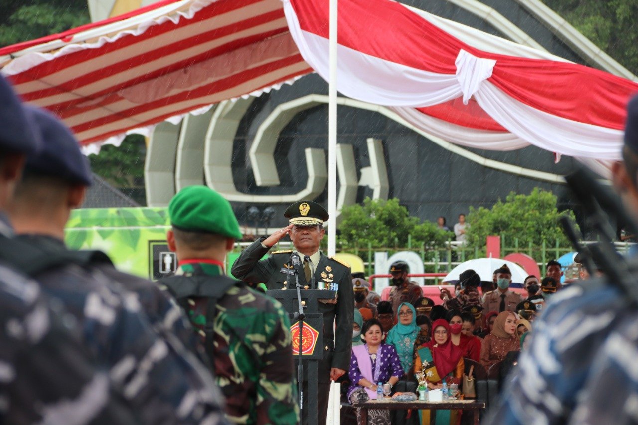 Kogabwilhan I Peringati HUT Ke-77 TNI di Tanjungpinang