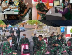 Vaksinasi Covid-19 Personel Kogabwilhan I di Tanjung Pinang