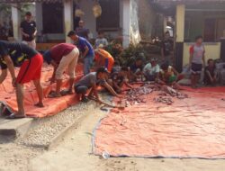 Idul Adha 1441 H, Warga Cibunyuh-Serang Lakukan Pemotongan Kurban