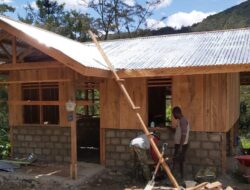 Satgas TMMD dan Masyarakat Gotong Royong Selesaikan Sasaran Fisik