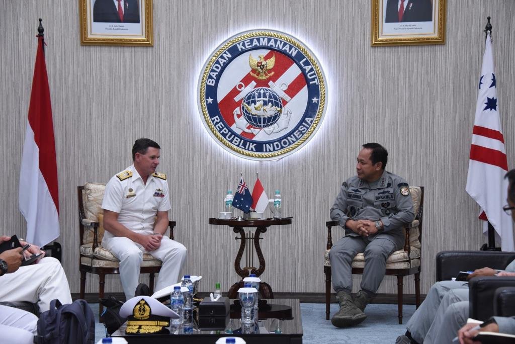 Kepala Bakamla RI Temui KSAL Australia dalam Kunjungan Kerja