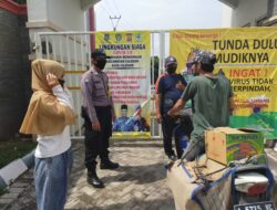 Bhabinkamtibmas Cilegon Himbau Warga Cegah Penyebaran Covid-19