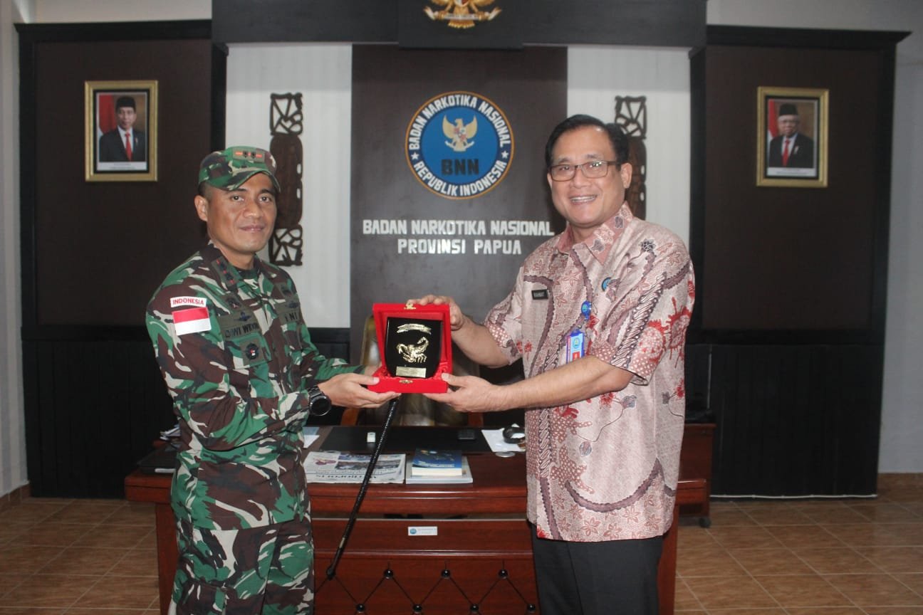 BNN Papua Apresiasi Satgas Yonif 126/KC atas Peran Antinarkoba di Perbatasan