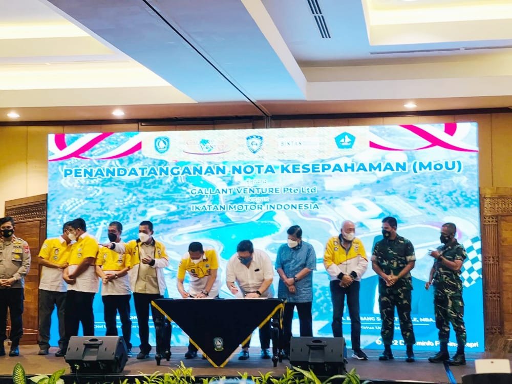 Pangkogabwilhan I Hadiri Penandatanganan MoU Pembangunan BIC F1 di Bintan