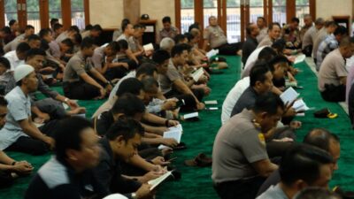 Polda Banten Gelar Binrohtal Rutin Tingkatkan Karakter Spiritual Anggota